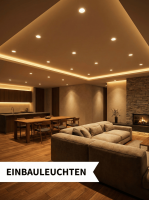Einbauleuchten Wohnraum