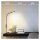 Briloner  Office Remote LED Stehlampe Fernbedienung Flexarm Büroleuchte Dimmbar 140cm Schwarz