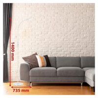 Stehlampe Office Remote, Weiß, 8 Watt, 3000 –...