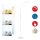 Stehlampe Office Remote, Weiß, 8 Watt, 3000 – 6000K, dimmbar, mit Fernbedienung – Briloner