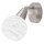 Wandstrahler Viola, Matt-Nickel, 40 Watt (exkl.), Ø 8 cm – Briloner