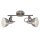 2-flammiger Deckenstrahler Soft, Satin – Weiß, 2x40W, E14-Fassung, 30,4 x 18,1 cm – Briloner