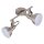 2-flammiger Deckenstrahler Soft, Satin – Weiß, 2x40W, E14-Fassung, 30,4 x 18,1 cm – Briloner