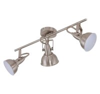 3-flammiger Deckenstrahler Soft, Satin-Weiß, 3x40W, E14-Fassung, 55,4 x 18,1 cm – Briloner