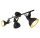 Strahler Briloner Deckenlampe 3-flammig schwarz gold Spot E14