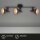 Strahler Briloner Deckenlampe 3-flammig schwarz gold Spot E14