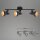 Strahler Briloner Deckenlampe 3-flammig schwarz gold Spot E14