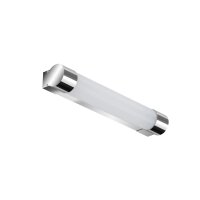 LED Spiegelleuchte Splash, Chrom / Weiß, 8 Watt, 4000K, IP44, 35,2 x 5,4 x 6,7 cm – Briloner