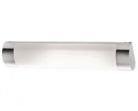 LED Spiegelleuchte Brilo Bath, Chrom / Weiß, 8...