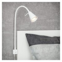 Briloner Comfort Light LED Wandleuchte Flexarm weiß