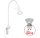 Briloner Comfort Light LED Wandleuchte Flexarm weiß