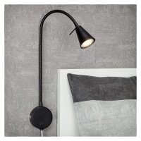 Briloner  Comfort Light LED Wandleuchte Flexarm Schwarz