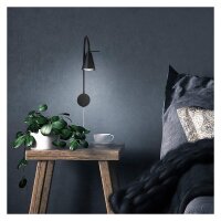Briloner  Comfort Light LED Wandleuchte Flexarm Schwarz
