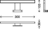 Briloner  Bath LED Badleuchte Neutralweiß Spiegellampe Chrom