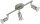 Briloner  Simple LED Deckenlampe 9W Spot 3-flg. Schwenkbar Strahler Matt-Nickel