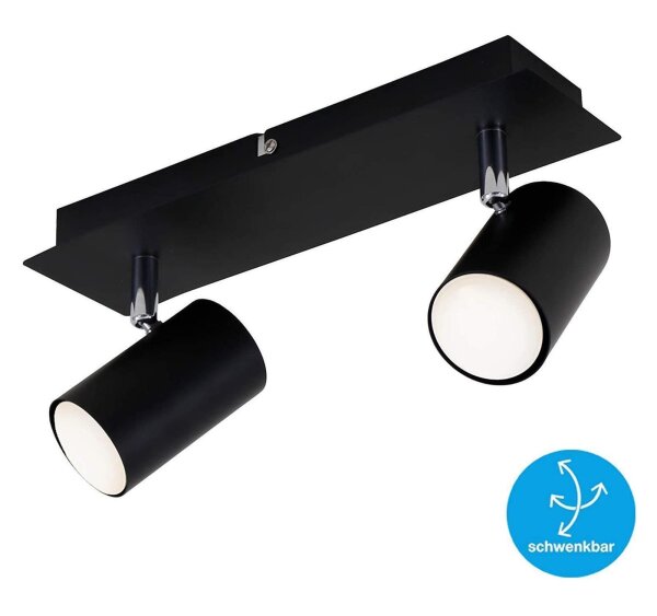 Strahler Briloner Spot Schwarz Deckenleuchte Deckenlampe