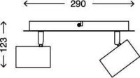 Strahler Briloner Spot Schwarz Deckenleuchte Deckenlampe