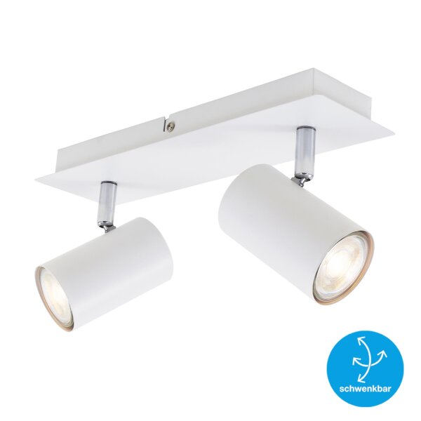 Strahler Briloner Deckenstrahler Spot 2flammig GU10m Spotleuchte