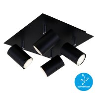 Briloner  Run Deckenlampe 4-flammig Spot Schwenkbar...