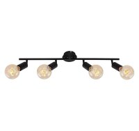 Briloner  Pearl Deckenlampe 4-flammig Schwenkbar Spot Schwarz