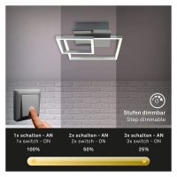 Briloner  Frame LED Deckenlampe dimmbar über...