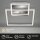LED Deckenleuchte Frame, Aluminium / Chrom, 20 Watt, dimmbar, 35,8 x 26 x 7,5 cm – Briloner