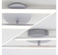Briloner  Go LED Deckenlampe Schwenkbar 18W Aluminiumfarbig
