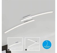 LED Deckenleuchte Go, Aluminiumfarbig, 18 Watt,...