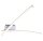 LED Deckenlampe Go, Aluminiumfarbig, 18 Watt, 3000K, schwenkbar, 78 x 10 x 10,7 cm – Briloner