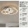 Briloner Frame LED Deckenleuchte 3222-018 – dimmbar, schwenkbar, 30 Watt, 2400 Lumen, warmweiß, Chrom/Alu, 39×30 cm