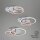 Briloner Frame LED Deckenleuchte 3222-018 – dimmbar, schwenkbar, 30 Watt, 2400 Lumen, warmweiß, Chrom/Alu, 39×30 cm
