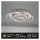 LED Deckenleuchte Frame, Alu / Chrom, 56 Watt, dimmbar, Ø 54,6 cm – Briloner