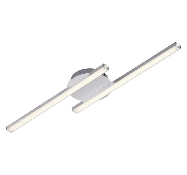 Briloner  Go LED Wandleuchte 12W Deckenlampe Aluminiumfarbig