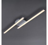 Briloner  Go LED Wandleuchte 12W Deckenlampe Aluminiumfarbig