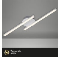 Briloner  Go LED Wandleuchte 12W Deckenlampe Aluminiumfarbig