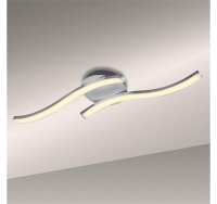 Briloner  Go LED Deckenlampe 12W Aluminiumfarbig