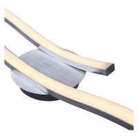 Briloner  Go LED Deckenlampe 12W Aluminiumfarbig