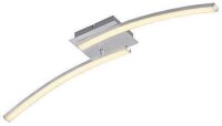 Briloner  Go LED Deckenlampe Schwenkbar 12W Aluminiumfarbig
