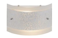 LED Wandleuchte Best, Silberfarbig, 2x40W (exkl.), 30 x 20 x 7,9 cm – Briloner