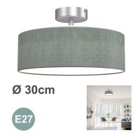 Briloner  Fabric Grau Ø 30cm Wohnzimmerlampe...