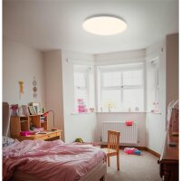 LED Deckenleuchte Chill, Weiß, 18 Watt, 2700K, dimmbar, Memory-Funktion – Briloner