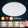 Deckenleuchte Briloner LED 18Watt Deckenlampe Ø39cm Sternenhimmel Dimmbar
