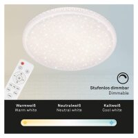 LED Deckenleuchte Sternenhimmel, Weiß /...
