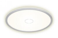 LED Deckenlampe Free, Silber, 22 Watt, Ø 42 cm – Briloner