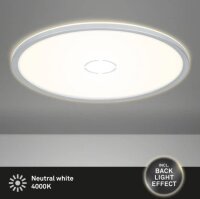 LED Deckenleuchte Free, Silber, 22 Watt, Ø 42 cm...