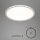 LED Deckenlampe Free, Silber, 22 Watt, 4000K, Ø 42 cm – Briloner