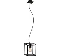 Pendelleuchte Box, Schwarz, E27 max. 40W, 120 x 17 cm – Briloner