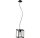 Pendelleuchte Box, Schwarz, E27 max. 40W, 120 x 17 cm – Briloner