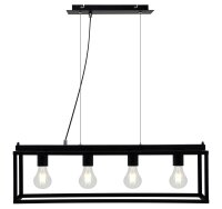 Briloner  Box 4-flammig Hängelampe Black Steel 120cm...