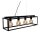 Briloner  Box 4-flammig Hängelampe Black Steel 120cm Schwarz